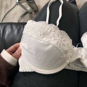 White Bra with Lace